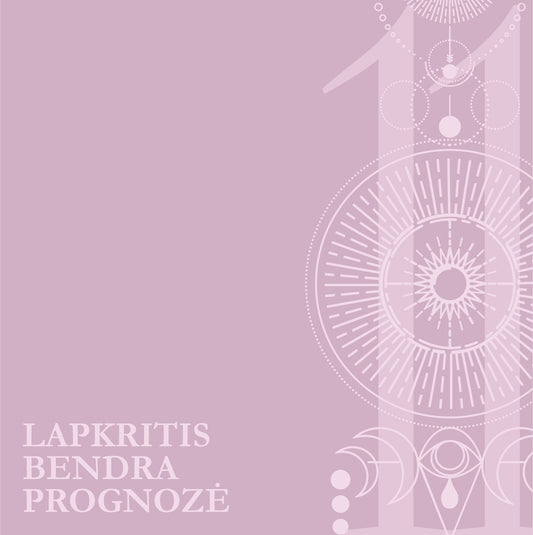 Lapkričio mėnesio bendra prognozė