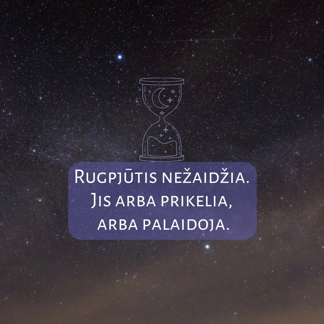 Rugpjūčio mėnuo. Tiems, kurie dar neišsijungė.